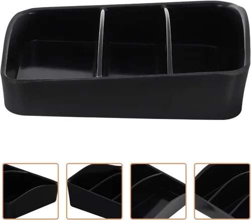 Miniatura 2 de Caja de almacenamiento para barra de café, soporte para estación de café, bolsas de té, organizador de paquetes de azúcar, edulcorante, 3 soportes