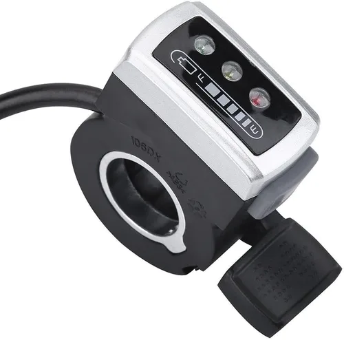 Miniatura 5 de Regulador de velocidad de dedo izquierdo/derecho de 36 V para E, ciclo eléctrico, montaña, apto para 0.886 in M365 Acelerador de pulgar 36v