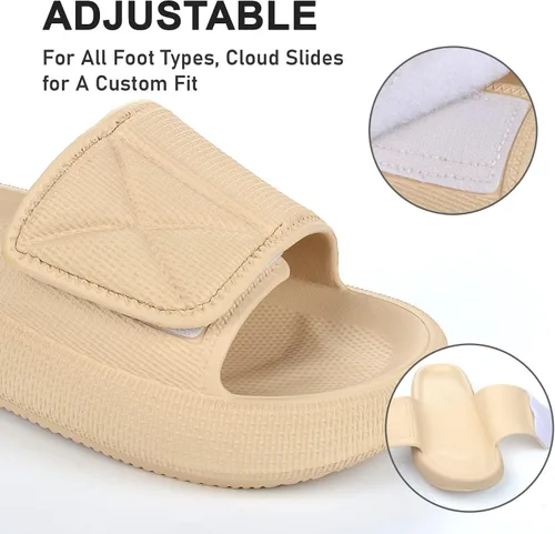 Miniatura 2 de kihutor Cloud Slides For Women and Men, Pillow Slippers Bathroom Slides, Soft Comfy Thick Sole Sandals Quick Drying Pillow Slides