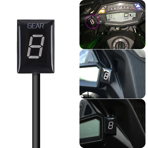 Miniatura 2 de Pantalla led roja con función plug & play con indicador de motor, impermeable, para Suzuki., Azul