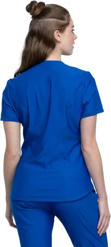 Miniatura 2 de Form Scrubs para mujer, cuello en V elástico de punto CK840