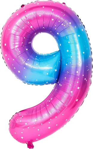 Miniatura 809 de KatchOn, Globo grande azul número 2 de 40 pulgadas Decoraciones de cumpleaños de Baby Shark para niño de 2 años Globo azul número 2 Globo