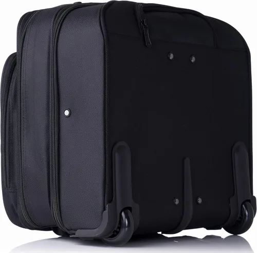 Miniatura 8 de Alpine Swiss Maletín con ruedas para laptop con ruedas para llevar durante la noche, cuaderno de hasta 15.6 pulgadas, lleva archivos de tamaño legal