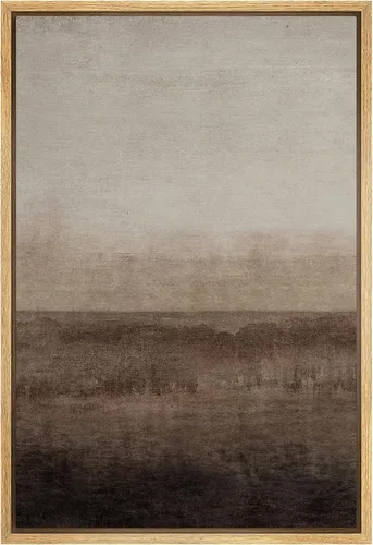 Miniatura 17 de SIGNFORD Lienzo enmarcado para pared, acuarela pastel, morado, luna, cielo, naturaleza, ilustraciones de área silvestre, arte moderno, vibrante