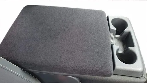 Miniatura 6 de Car Console Covers Plus Fabricado en Estados Unidos diseñado para Nissan Titan 2016-2024 asiento de banco 40/20/40 plegable consola plegable imagen