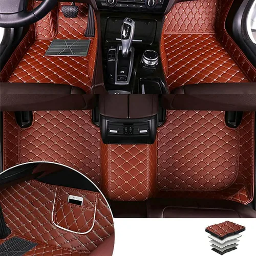 Miniatura 35 de Alfombras para todo tipo de clima de TAHALI - Alfombrillas impermeables, antideslizantes, de cuero para automóviles, SUV, camiones - Proteja