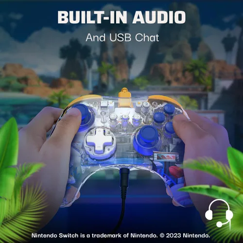 Miniatura 4 de Sonic Superstars + Tails REALMz Pro Controller Nintendo Switch.