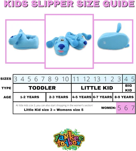 Miniatura 2 de Nickelodeon Blues Clues You - Pantuflas de felpa 3D para niños pequeños