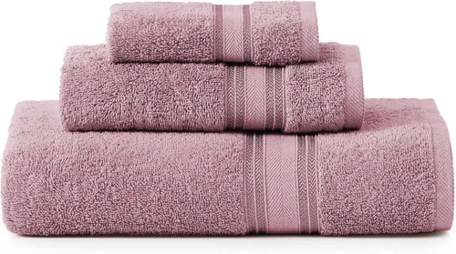 Miniatura 37 de Lane Linen Juego de 4 toallas de baño de 100 % algodón (35 x 66 pulgadas), juego de toallas de baño extragrandes de algodón sin torsión, secado Gris