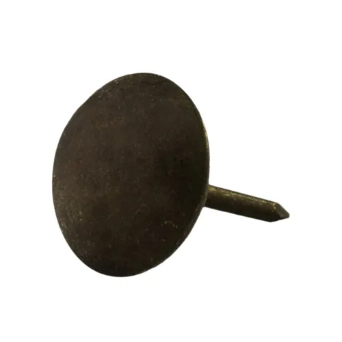 Miniatura 6 de Tachuelas para tapicería, clavos para muebles resistentes 7/16 pulgadas - 100 unidades [acabado de latón oscuro antiguo] DX0511DAB