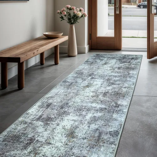 Miniatura 41 de GLN Rugs Contemporary Collection - Alfombra de felpilla lavable a máquina, contemporánea, antideslizante, de pelo corto, alfombra de felpilla