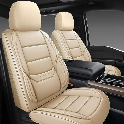 Miniatura 9 de NS YOLO Juego completo de fundas de cuero para asientos de automóvil, ajuste universal para la mayoría de automóviles, SUV y sedanes, cojines