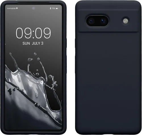 Miniatura 204 de kwmobile Funda Compatible con Google Pixel 6 Pro - Funda de Teléfono de Silicona TPU con Acabado Suave - Azul Caribe