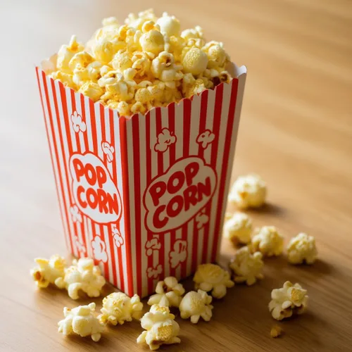 Miniatura 4 de Homrelaxy 120 mini cajas de palomitas de maíz, 4.6 pulgadas de alto y 2.6 pulgadas cuadradas de papel para máquina de maíz pop, noche de cine, cine