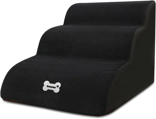 Miniatura 11 de Escaleras para mascotas, lavable y con cremallera, rampa extraíble para mascotas, escaleras de esponja de alta densidad para perros