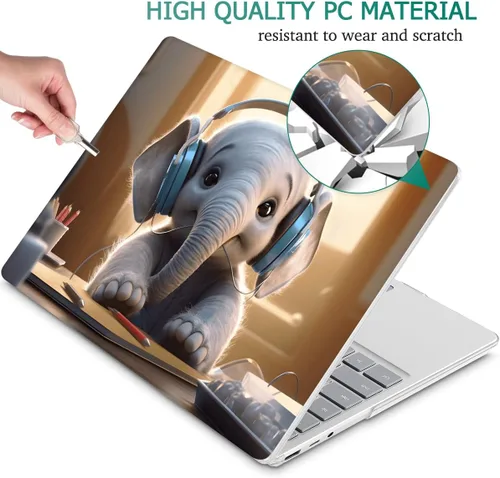 Miniatura 5 de Tuiklol Funda para portátil Microsoft Surface Go 3/2 / 1 de 12.4 pulgadas, carcasa rígida de plástico con protector de pantalla y cubierta Keyborad