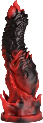 CREATURE COCKS Mephisto - Consolador de silicona para hombres, mujeres y parejas. Consolador de fantasía, silicona de alta calidad. Base de ventosa