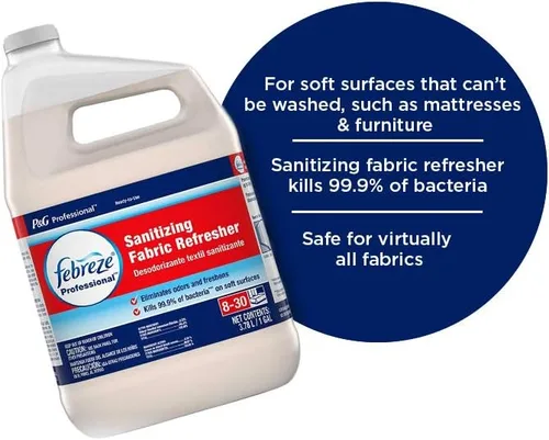 Miniatura 6 de P&G Professional - 37000721366 Febreze - Refrescante profesional de telas desinfectantes, repuesto desinfectante a granel para todas las telas
