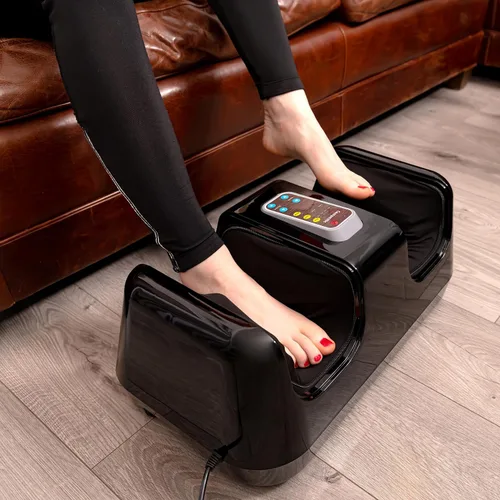 Miniatura 5 de Carepeutic Masajeador de pies Shiatsu de lujo con vibración de amasamiento y calor, masajeador eléctrico de pies para spa en casa para molestias