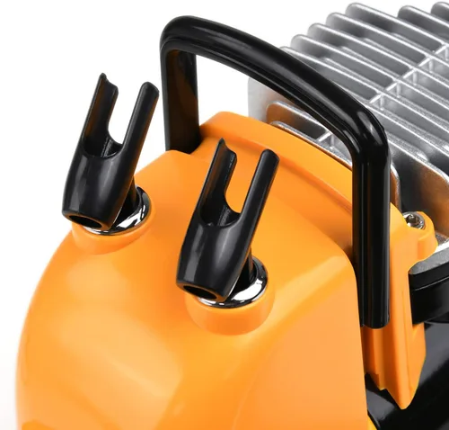 Miniatura 4 de MEEDEN Kit de compresor de aerógrafo - Compresor de aire completo de 1/5 HP para pintura de modelos con manguera de 6 pies Individual - Amarillo