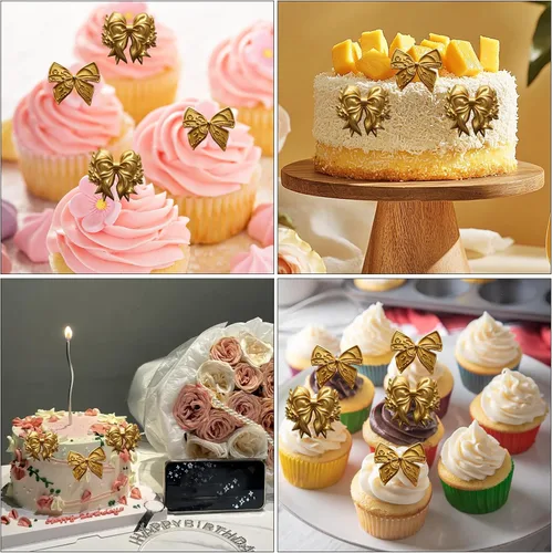 Miniatura 7 de 2 moldes de silicona para decoración de tartas con moño, moldes de silicona de chocolate bordado 3D, para bodas, cumpleaños, cupcakes, dulces