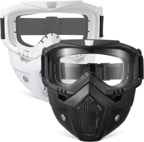 Frienda Gafas para motocicleta, máscara de paintball, anti niebla, gafas de montar en motocicleta, tácticas, Airsoft, gafas de seguridad ATV