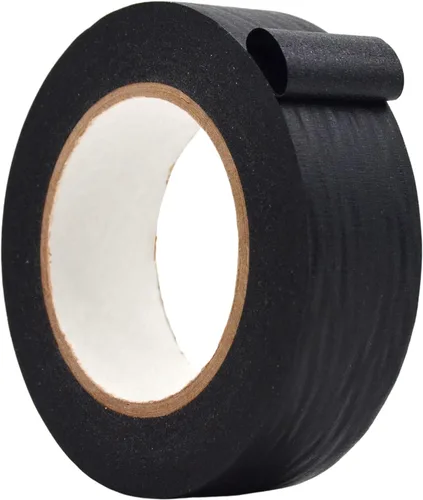 Miniatura 54 de WOD MTC5 Cinta de Enmascarar de Color, Negro, 1 pulgada x 60 yardas. Cinta Colorida para Maestros y Pintores para Arte y Manualidades Divertidas