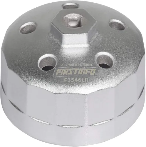 Miniatura 7 de FIRSTINFO F3545D llave de filtro de aceite de 3/8" de 88.8 mm con 15 ranuras, compatible con Hyundai y Kia