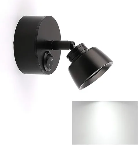 Miniatura 10 de Luz de lectura montada en la pared, lámpara de pared LED simple y creativa para hotel, habitación de invitados, dormitorio, focos de mesita