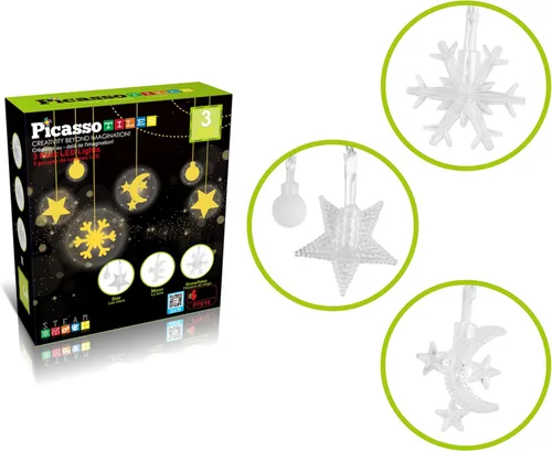 Miniatura 8 de PicassoTiles Juego de bloques de construcción de juguete para niños que brillan en la oscuridad, kit de construcción para niños, azulejos 60