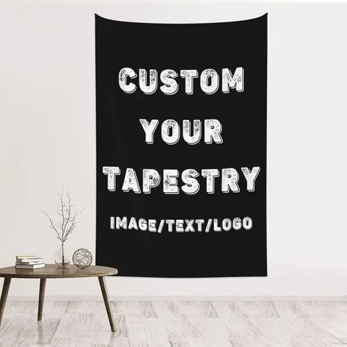 Miniatura 12 de Tapiz personalizado para cargar imágenes para colgar en la pared, telón de fondo personalizado con foto y texto, carteles personalizados