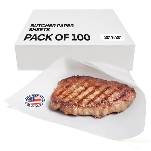 Miniatura 28 de Papel de carnicero negro de 18 x 2160 pulgadas (180 pies) – Rollo de papel de carnicero natural hecho en Estados Unidos para carne y pescado, sin