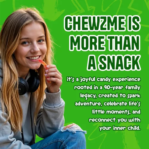 Miniatura 6 de ChewzMe Gusanos de Gomita Ácida, Dulces de Gomita Ácida, 6 oz (Paquete de 1)