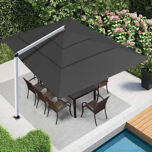 Miniatura 13 de EliteShade USA Sombrilla de Mercado de 10 Años Sin Decoloración de 9 Pies 3 Niveles Sombrilla de Patio Sombrilla de Mesa para Exteriores con Beige