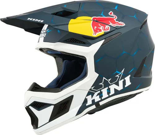 Casco MX3 MX Kini Red Bull 1.0 Adulto Azul/Blanco Talla Grande