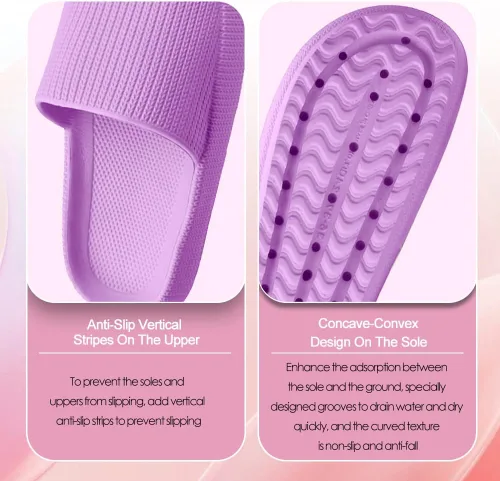 Miniatura 4 de Sandalias de nube para niños, niñas, niños, pantuflas de ducha y baño, cómodas pantuflas antideslizantes de suela gruesa para verano, zapatos