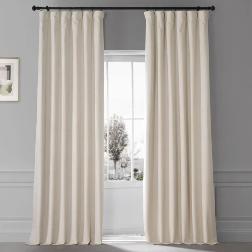 Miniatura 30 de HPD Half Price Drapes Signature - Cortinas opacas de terciopelo extra anchas para dormitorio (1 panel), 100 pulgadas de ancho x 84 pulgadas de Verde