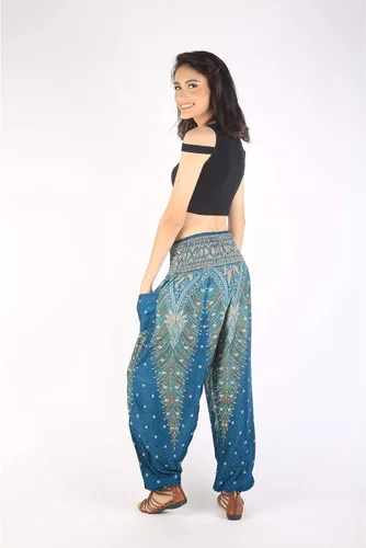 Miniatura 5 de Pantalones bohemios, pantalones harem, de yoga, para mujer, para la playa