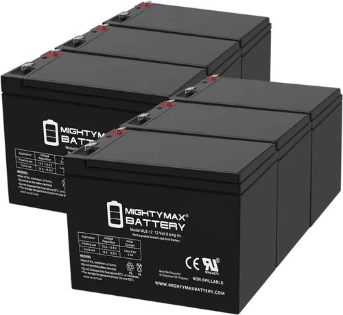 Miniatura 12 de Mighty Max Battery 12V 8AH Razor Scooter ES300 E200 E300 Bella Betty Daisy Vapor - Paquete de 2