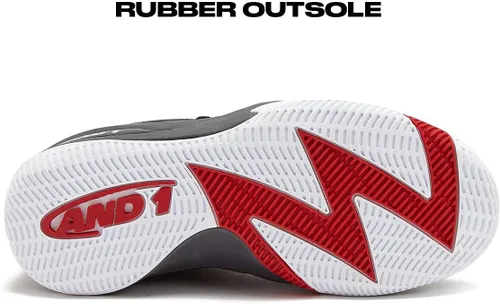 Miniatura 6 de AND1 Zapatos de baloncesto para niñas y niños, tenis altos para niños, zapatos de baloncesto juveniles para niños, talla 1 a 7 para niños pequeños