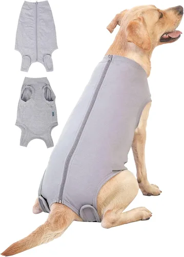 Miniatura 11 de Traje de recuperación de cirugía para perros – Después de la esterilización, heridas abdominales después de la recuperación quirúrgica, antilamida