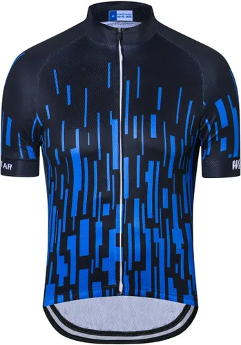 Miniatura 155 de Weimostar Hombre Ciclismo Jersey Manga Corta Bicicleta Ropa Multicolor Diamante