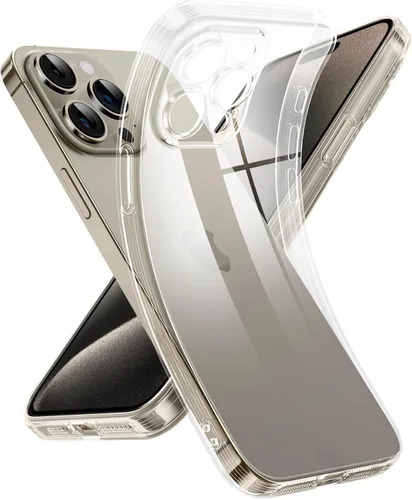Miniatura 183 de Supdeal Funda transparente para iPhone 13 Pro, no amarillea, protección de cámara, probada en caídas de grado militar, transparente, a prueba