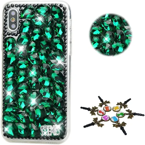 Miniatura 26 de Sparkle Case compatible con Samsung Galaxy Z Flip 2 5G - Elegante - Funda 3D hecha a mano con diamantes de imitación de diamantes de imitación