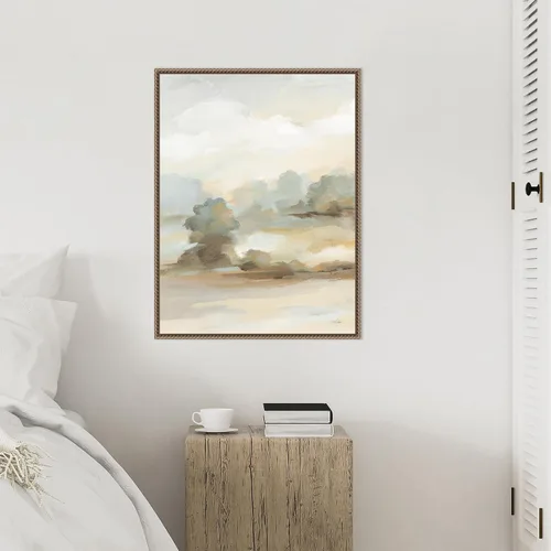 Miniatura 6 de Amanti Art Silvia Vassileva - Lienzo enmarcado para pared, 30 x 23 pulgadas, diseño de paisaje de granja II, lienzo enmarcado para pared, obras