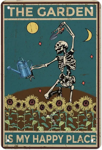 Miniatura 9 de Letrero de metal de mariposa de aluminio con diseño de niña y mariposa, póster de metal vintage de 8 x 12 pulgadas, letrero de pintura para Chica