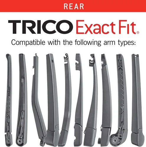 Miniatura 4 de TRICO Exact Fit™ (14-F) Escobillas de repuesto para limpiaparabrisas de automóvil de 14 pulgadas para mi automóvil Premium hoja de viga para todo