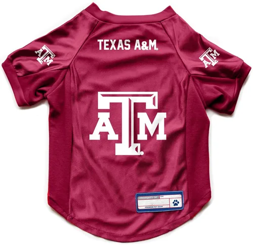 Miniatura 35 de Littlearth Camiseta elástica para mascotas de la NCAA de Alabama Crimson Tide, color del equipo, talla XS