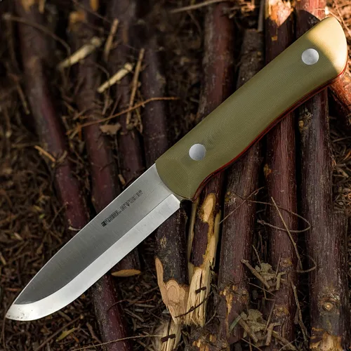 Miniatura 3 de REALSTEEL Bushcraft III - Cuchillo de caza, hoja D2 y mango G10, perfecto para caza, senderismo y tareas de corte diario, cuchillo EDC para hombres
