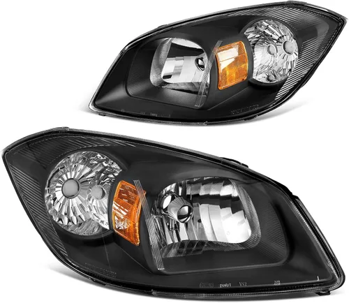 DWVO Conjunto de faros delanteros compatible con Chevy Cobalt 2005-2010/Pontiac Pursuit 2005-2006/Pontiac G5 2007-2009 para el lado del conductor y